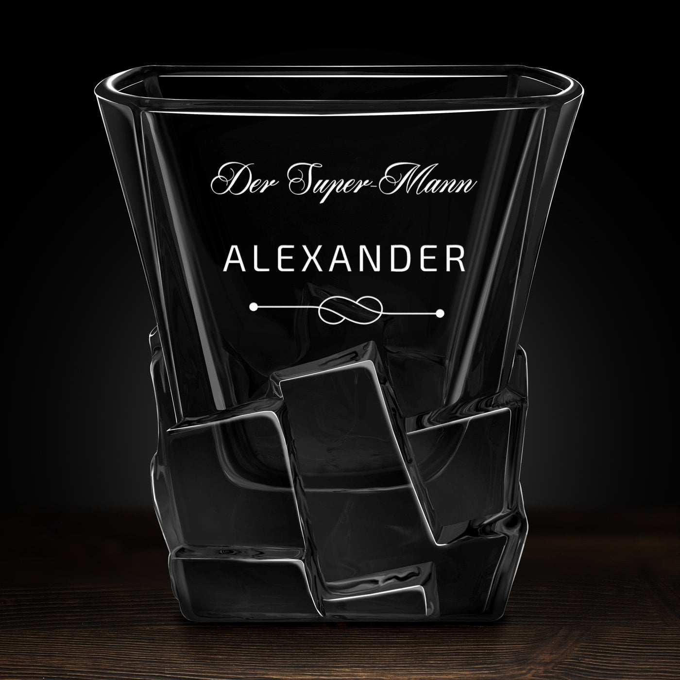 Ice Blink Whisky Glas mit Gravur für Ihren Ehemann