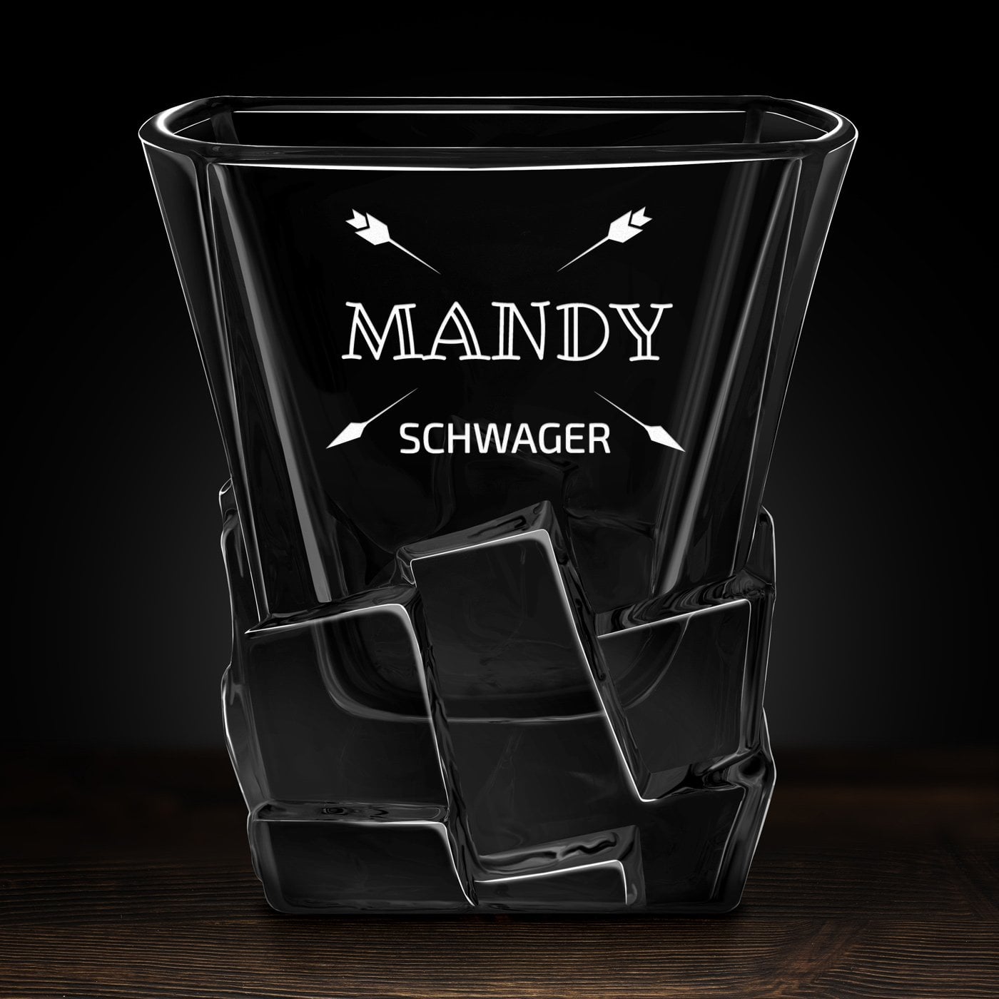 Ice Blink Whisky Glas mit Gravur für Ihren Schwager