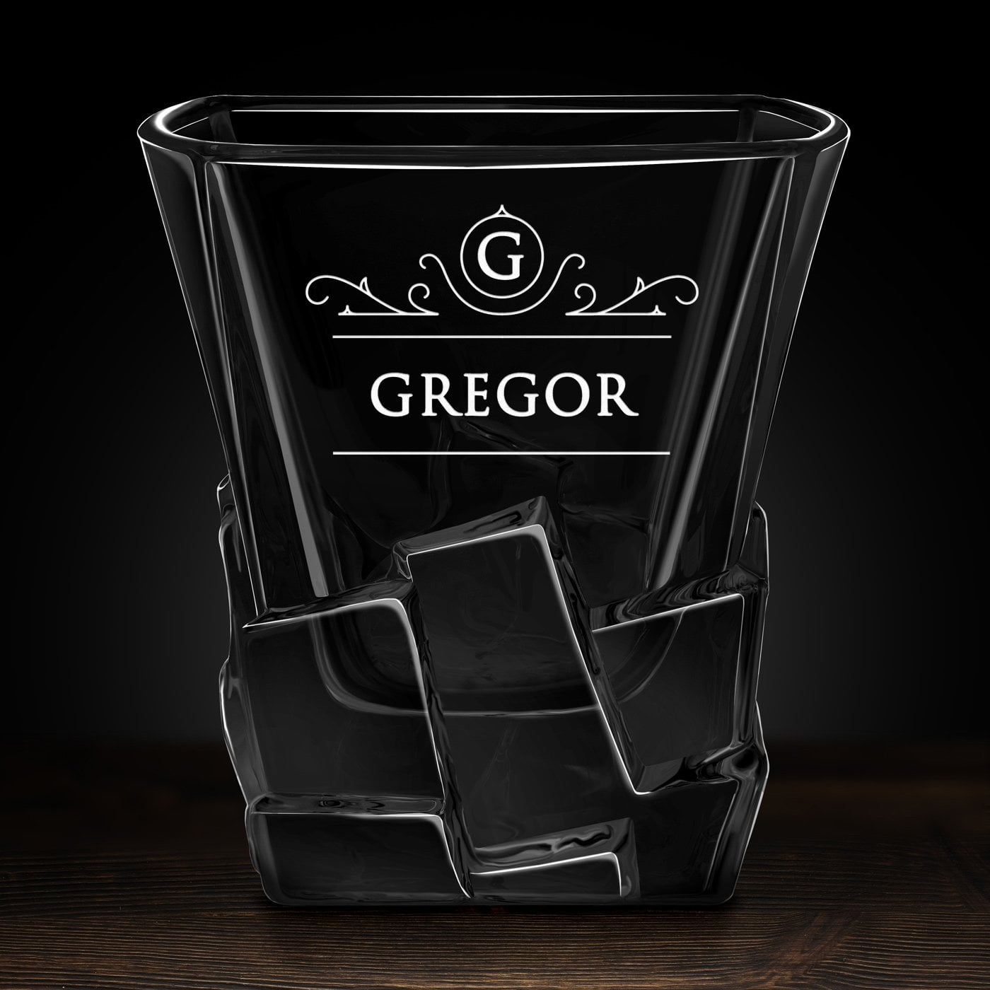 Ice Blink Whisky Glas mit Gravur für einen Mann mit Stil und Klasse