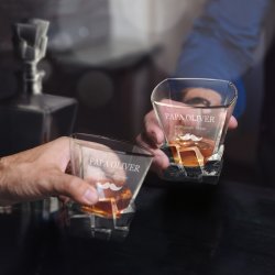 Ice Blink 6er Whisky Gläser Set mit Gravur für Ihren Vater