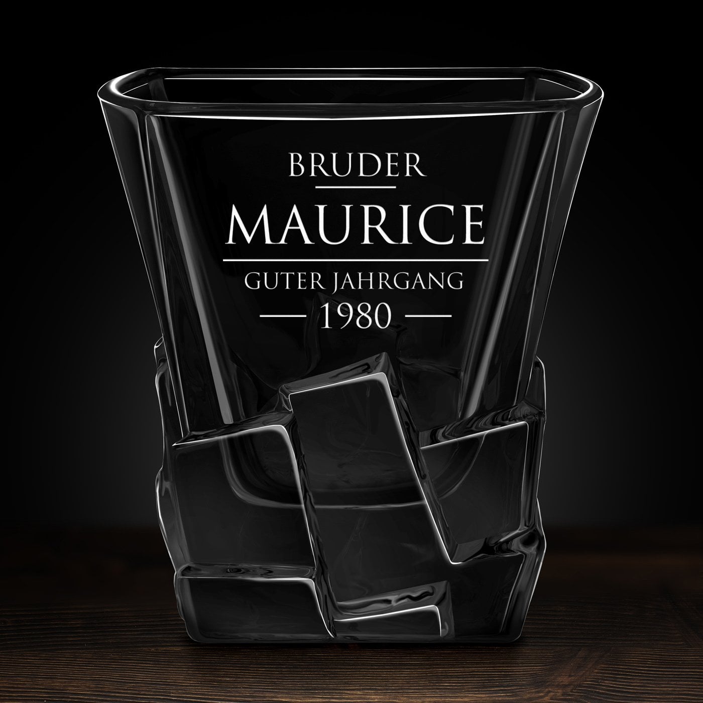 Ice Blink 6er Whisky Gläser Set mit Gravur für Ihren Bruder zum Geburtstag