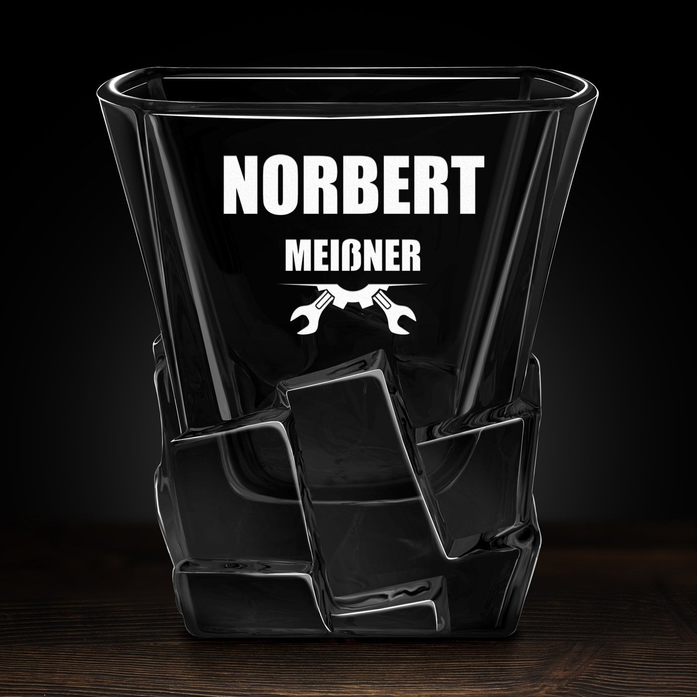 Ice Blink 6er Whisky Gläser Set mit Gravur für einen Heimwerker, Ingenieur