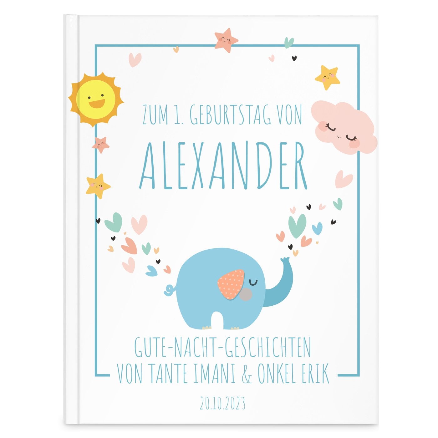 Grimms-Märchenbuch für Kinder mit Aufdruck Elefant