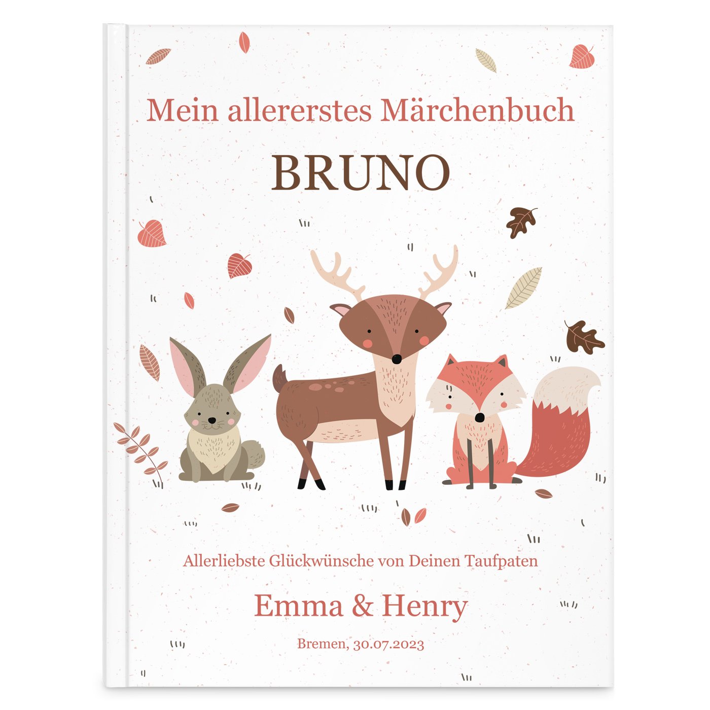 Grimms-Märchenbuch für Kinder mit Aufdruck Waldbewohner