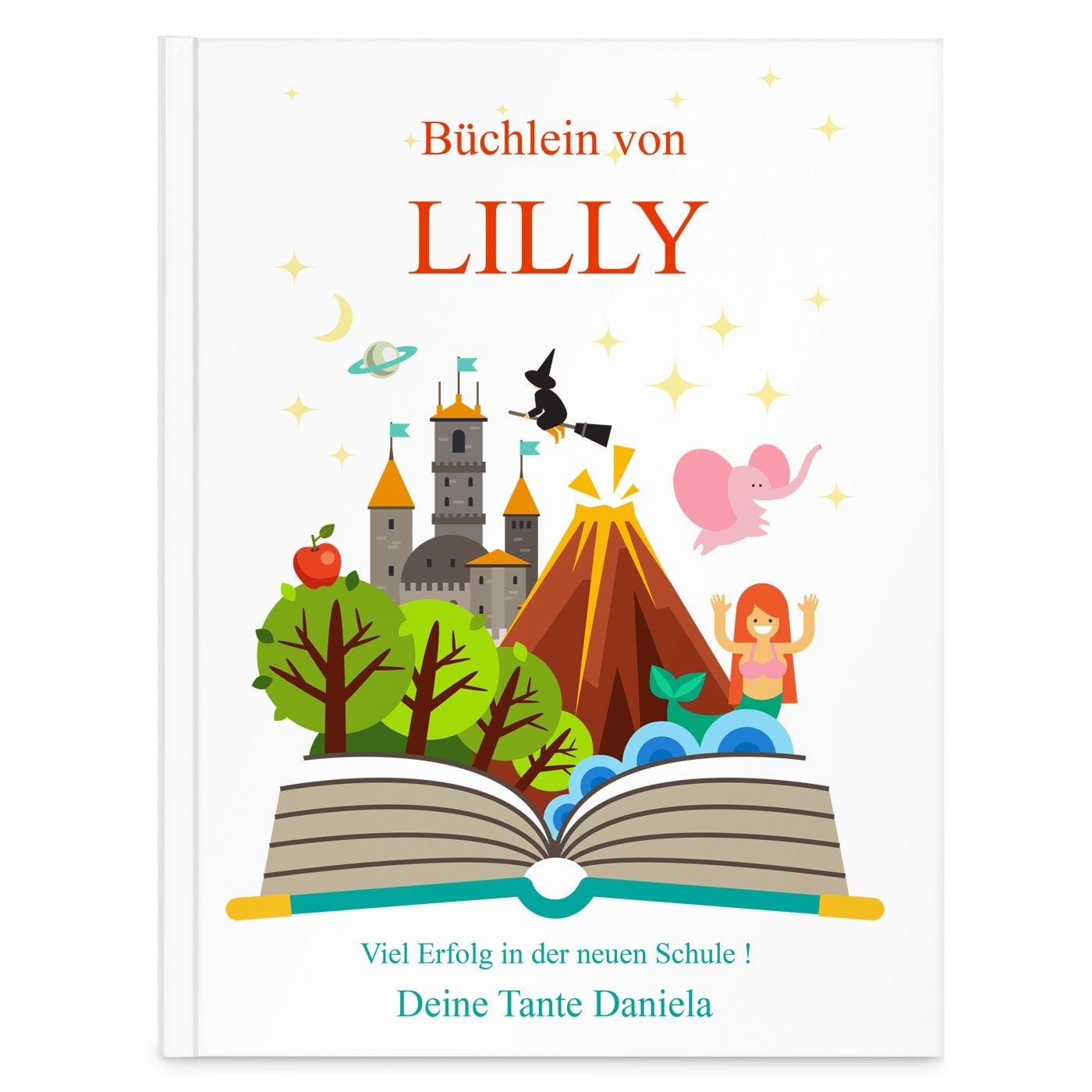 Grimms-Märchenbuch für Kinder mit Aufdruck Märchenreich