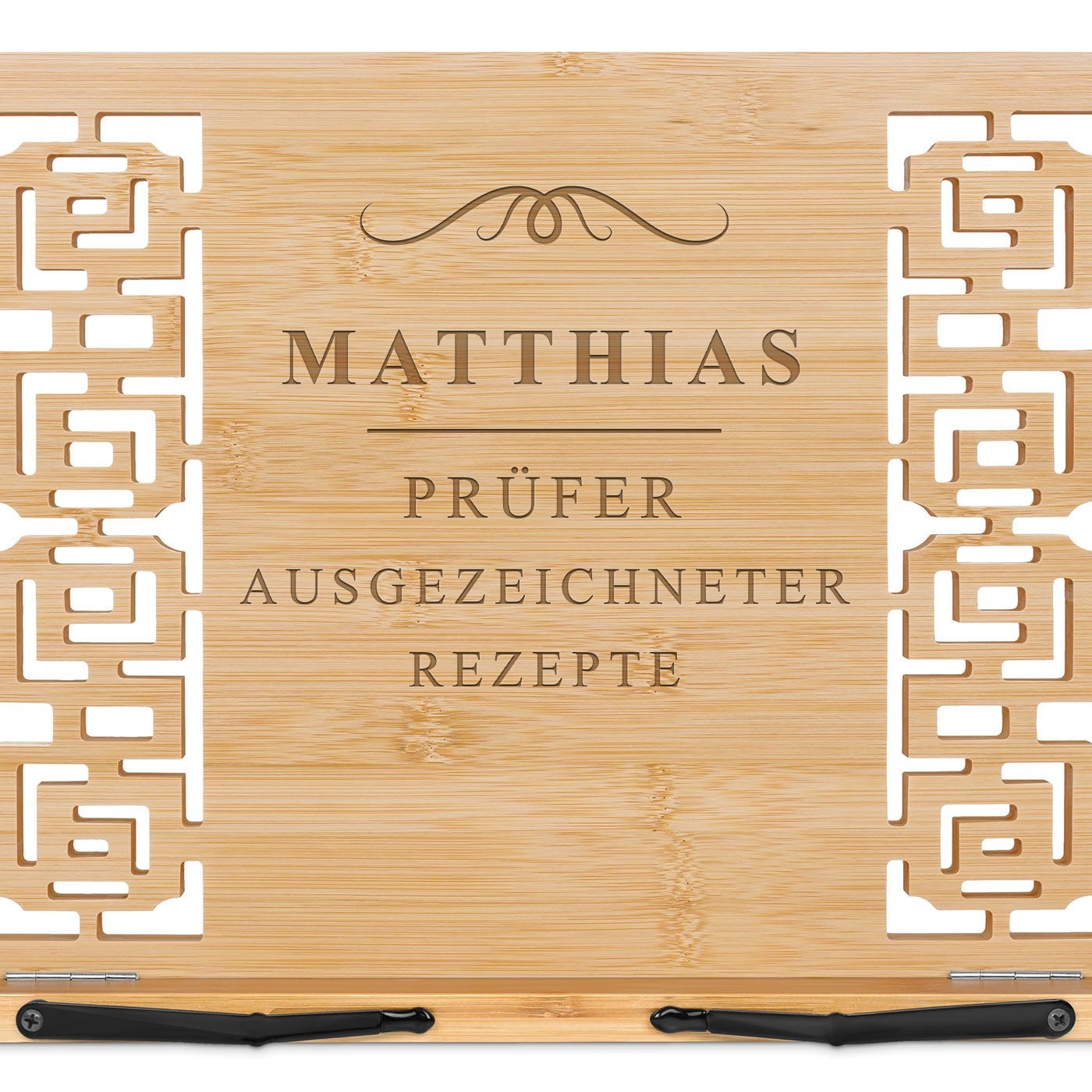 Buchständer mit Gravur für ihn zum Geburtstag