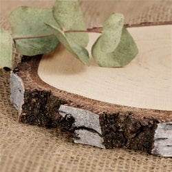 Holzscheibe mit Gravur für einen Jungen zum 1. Geburtstag
