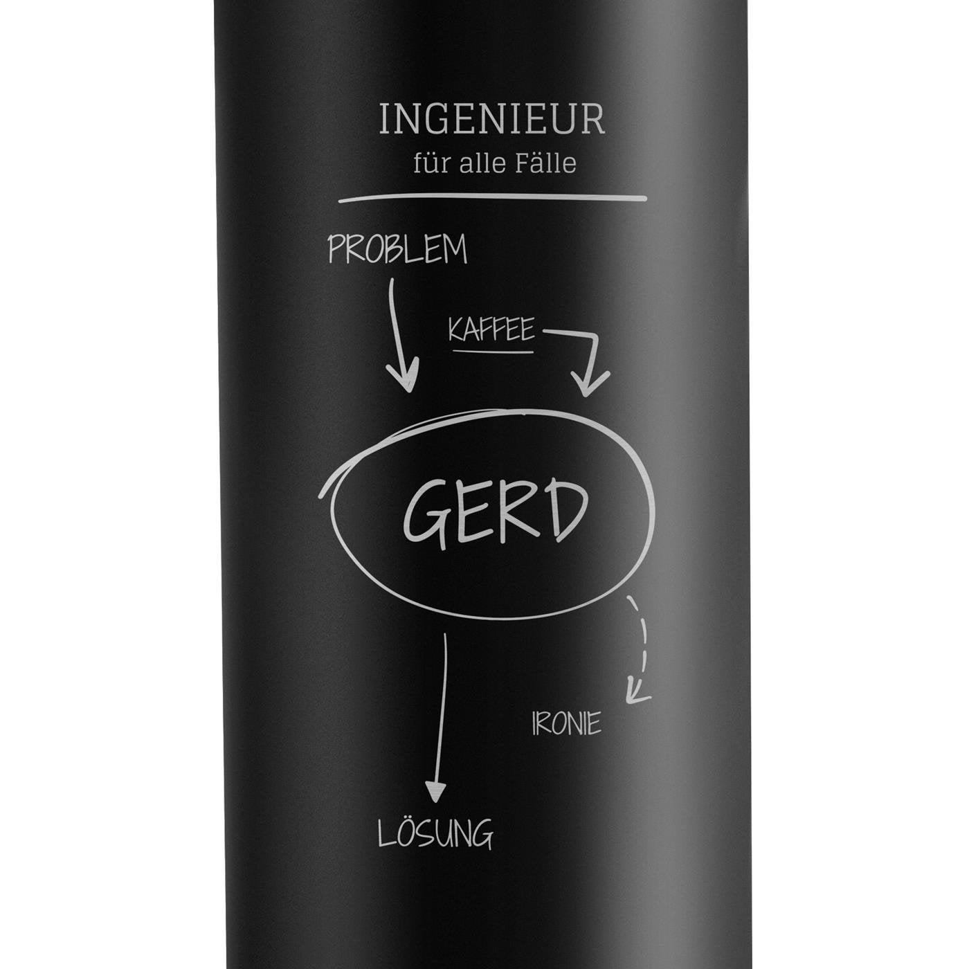 Auslaufsicherer Thermobecher mit Gravur 400 ml für einen Ingenieur