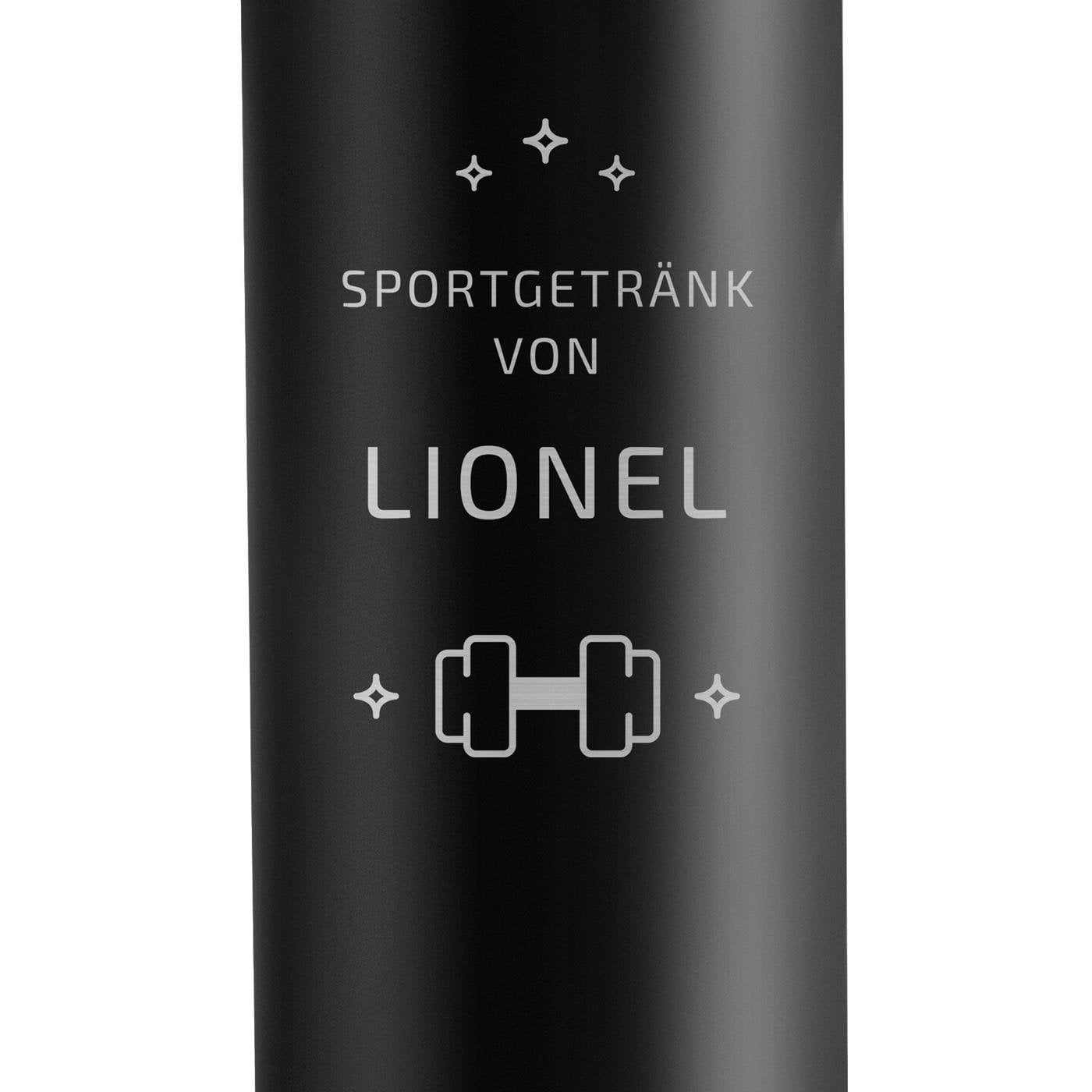 Auslaufsicherer Thermobecher mit Gravur 400 ml für einen Fitnessfan, Sportler