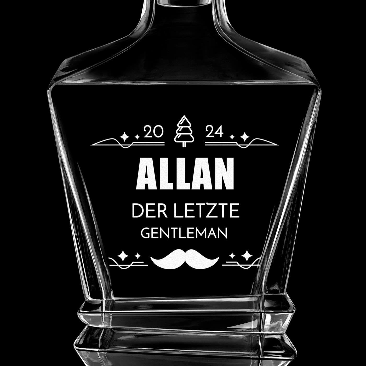 Geometric Whisky Karaffe mit Gravur für einen Gentleman zu Weihnachten