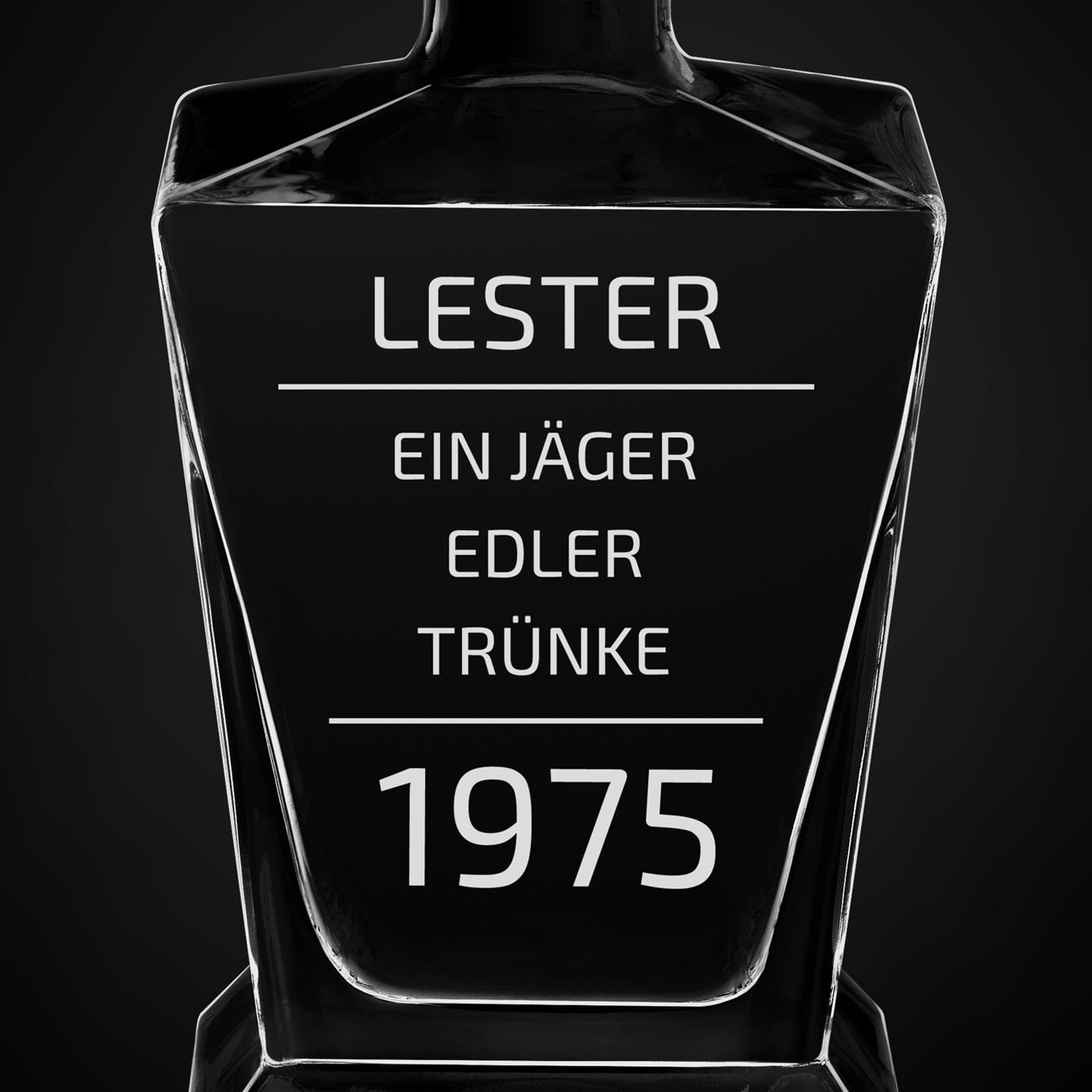 Pyramid Whisky Karaffe mit Gravur für einen Whiskygenießer zum Geburtstag
