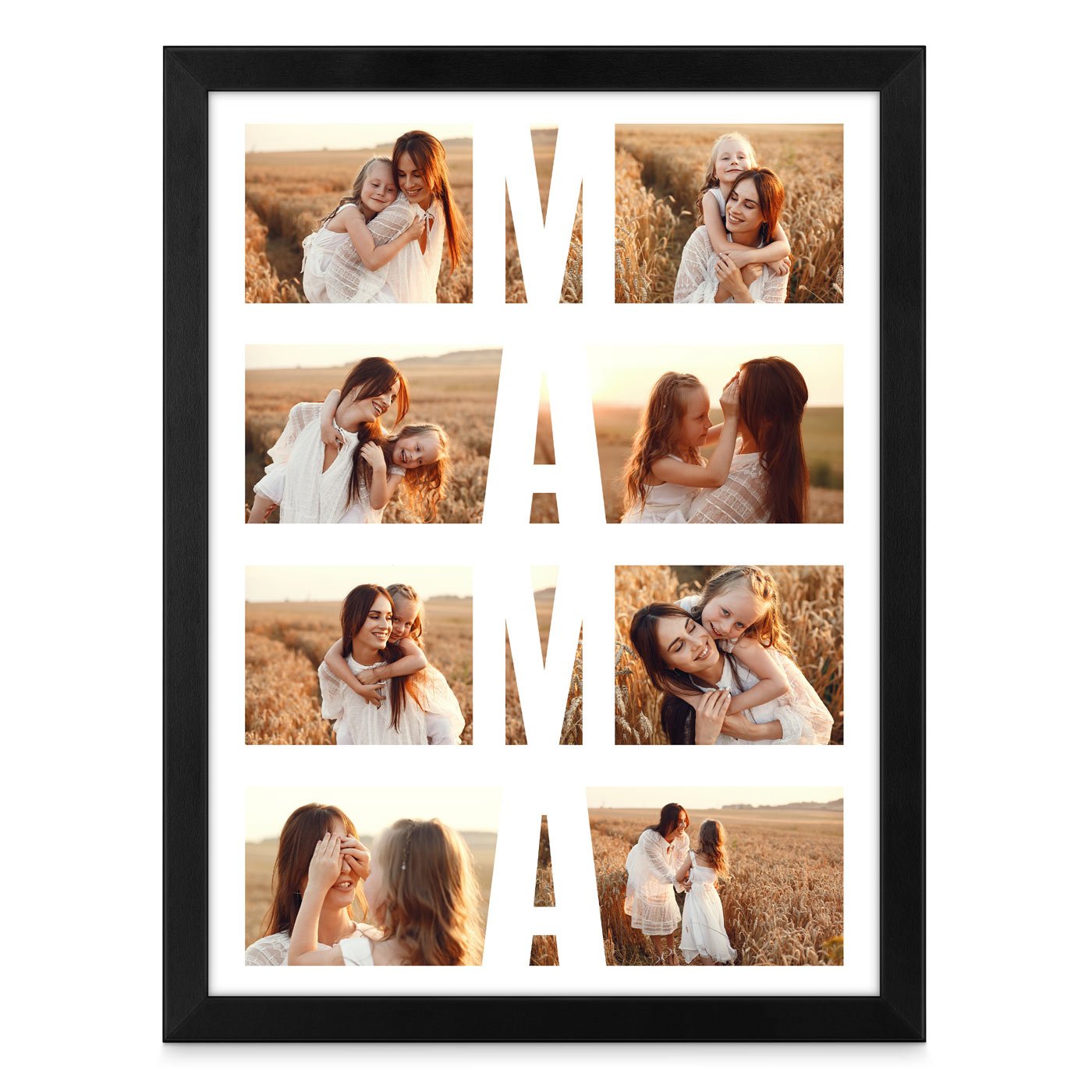 Personalisiertes Wandbildposter mit eigenem Foto für Ihre Mama