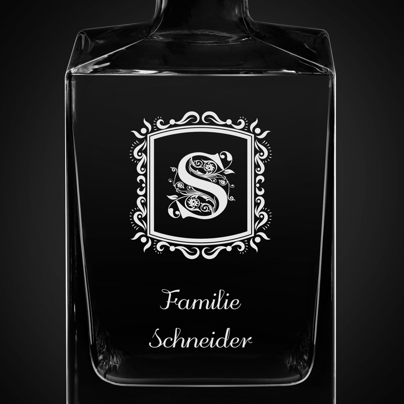 Cube Whisky Karaffe mit Gravur für ein Paar zur Hochzeit, Einweihungsparty, zum Hochzeitsjubiläum