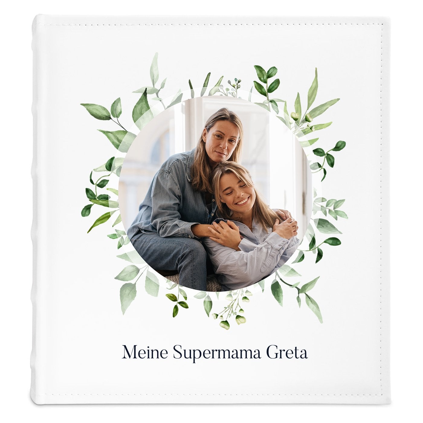 Fotoalbum zum Einkleben mit Aufdruck und eigenem Cover-Foto für Ihre Mutter