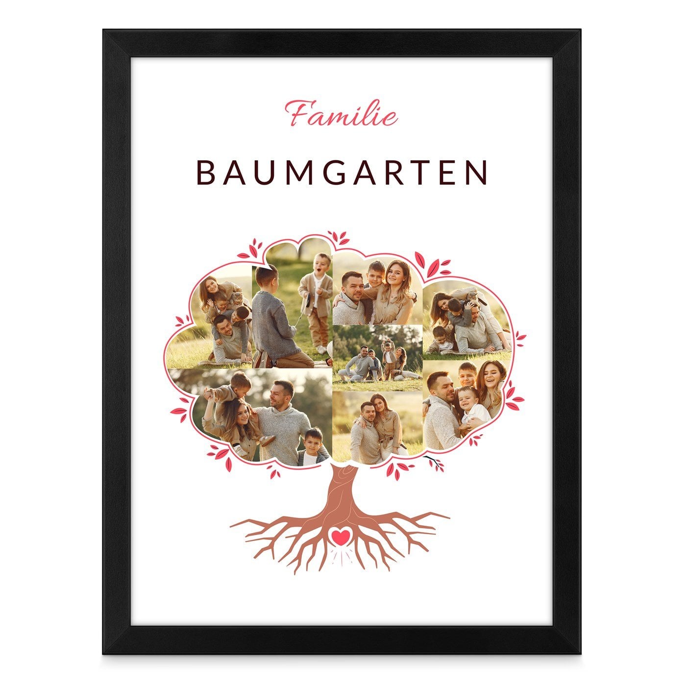 Personalisiertes Wandbildposter mit eigenem Foto für ein Paar zum Jahrestag, zur Hochzeit oder Einweihungsparty