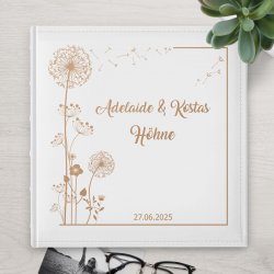 Einsteckalbum mit Aufdruck für ein Paar zur Trauung, Einweihugsparty, zum Hochzeitstag