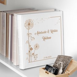 Einsteckalbum mit Aufdruck für ein Paar zur Trauung, Einweihugsparty, zum Hochzeitstag