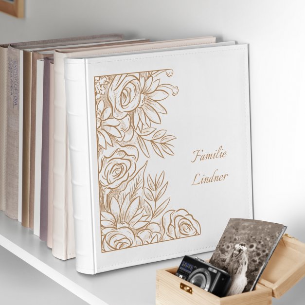 Einsteckalbum mit Aufdruck für ein Paar zur Hochzeit, zum Einzug, Hochzeitsjubiläum