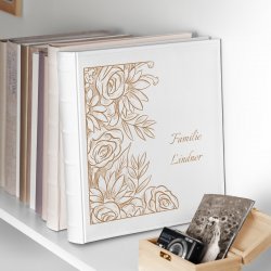 Einsteckalbum mit Aufdruck für ein Paar zur Hochzeit, zum Einzug, Hochzeitsjubiläum
