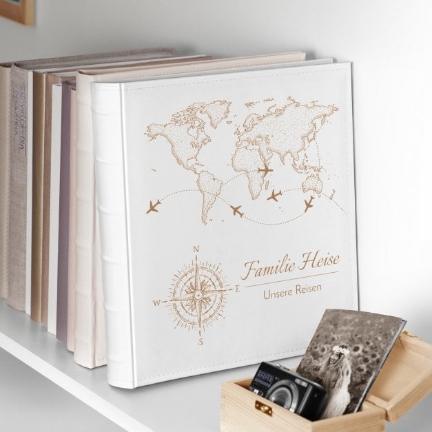 Einsteckalbum mit Aufdruck für ein Paar zur Hochzeit, zur Einweihungsparty, zum Jubiläum