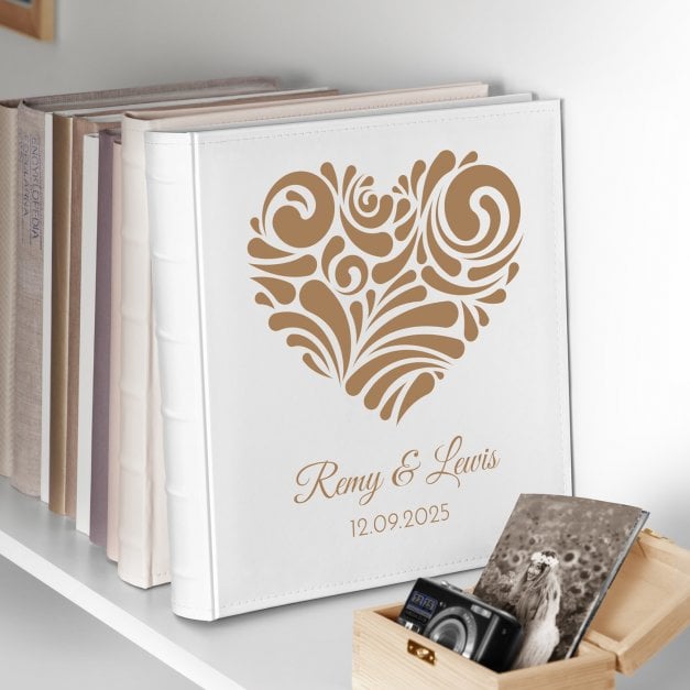 Einsteckalbum mit Aufdruck für Verliebte zur Hochzeit, zum Jahrestag
