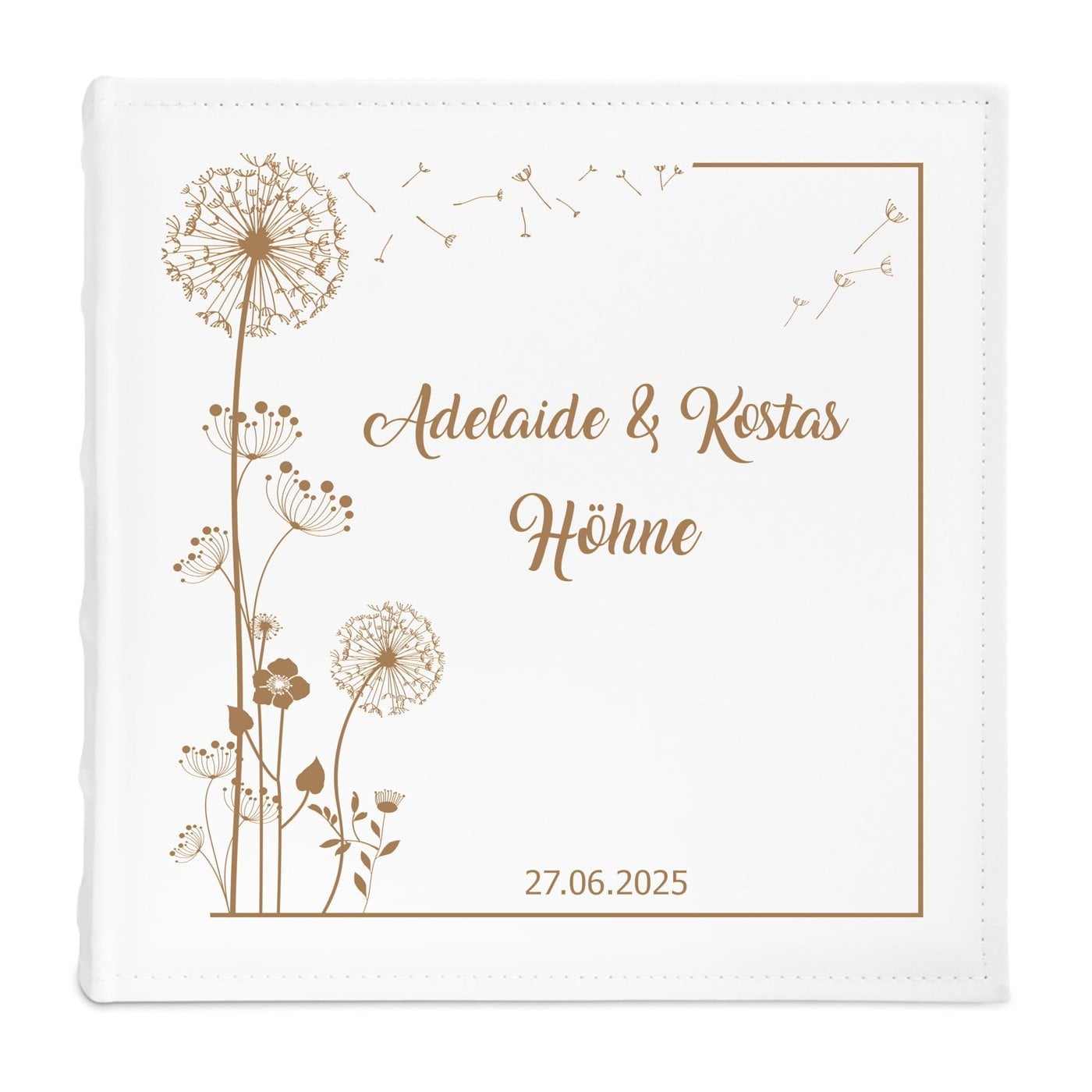 Einsteckalbum mit Aufdruck für ein Paar zur Trauung, Einweihugsparty, zum Hochzeitstag