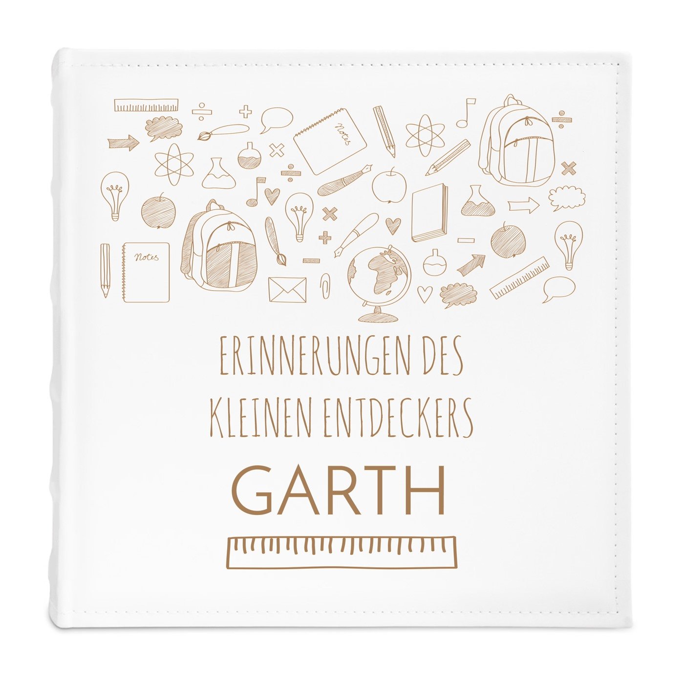 Einsteckalbum mit Aufdruck für einen Jungen zur Einschulung