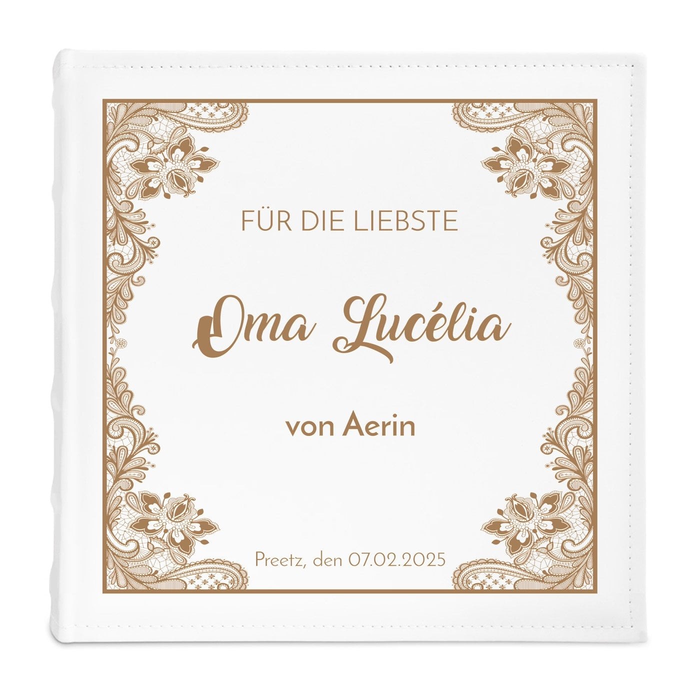 Einsteckalbum mit Aufdruck für Ihre Oma zum Geburtstag