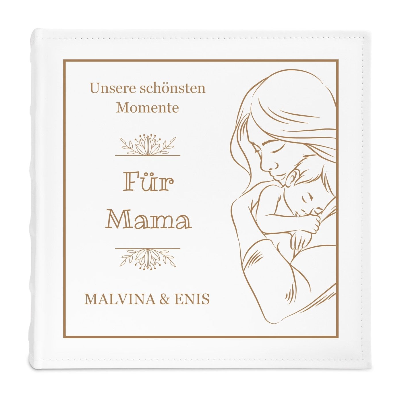 Einsteckalbum mit Aufdruck für Ihre Mama zum  Muttertag
