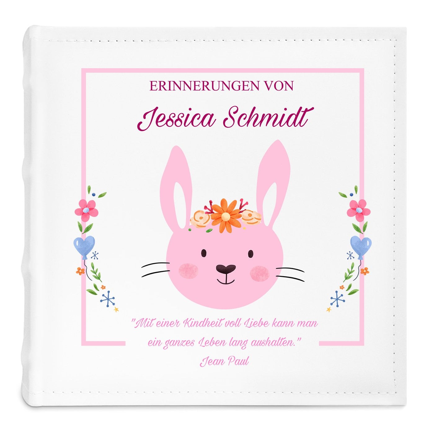 Fotoalbum mit Aufdruck zum Einstecken für ein Mädchen