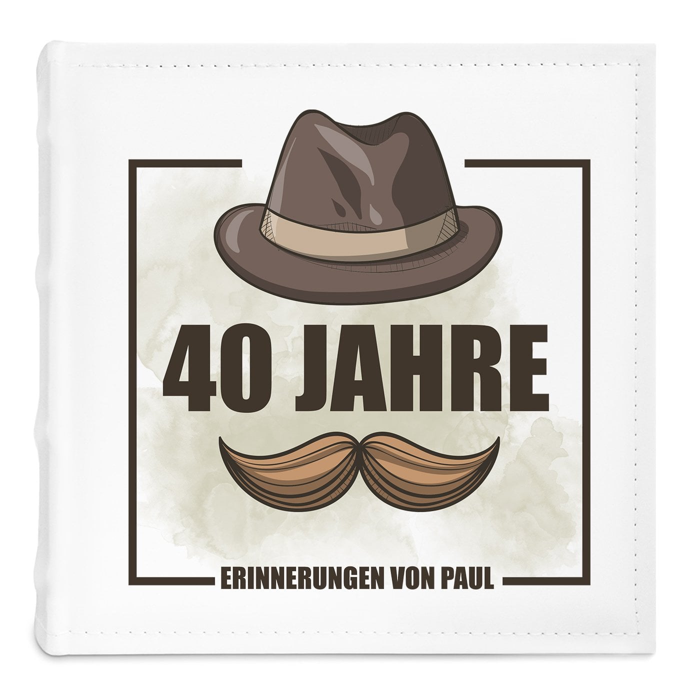 Fotoalbum mit Aufdruck zum Einstecken für ihn zum 40. Geburtstag