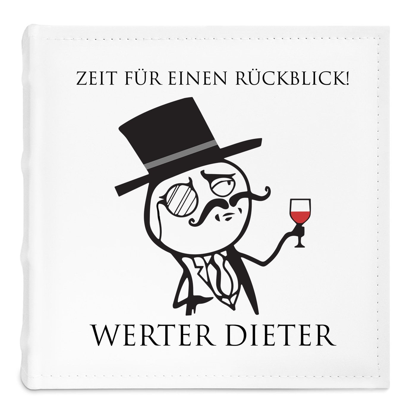 Fotoalbum mit Aufdruck zum Einstecken für einen echten Gentleman