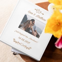 Einsteckalbum mit Aufdruck und Sichtfenster für einen Jungen