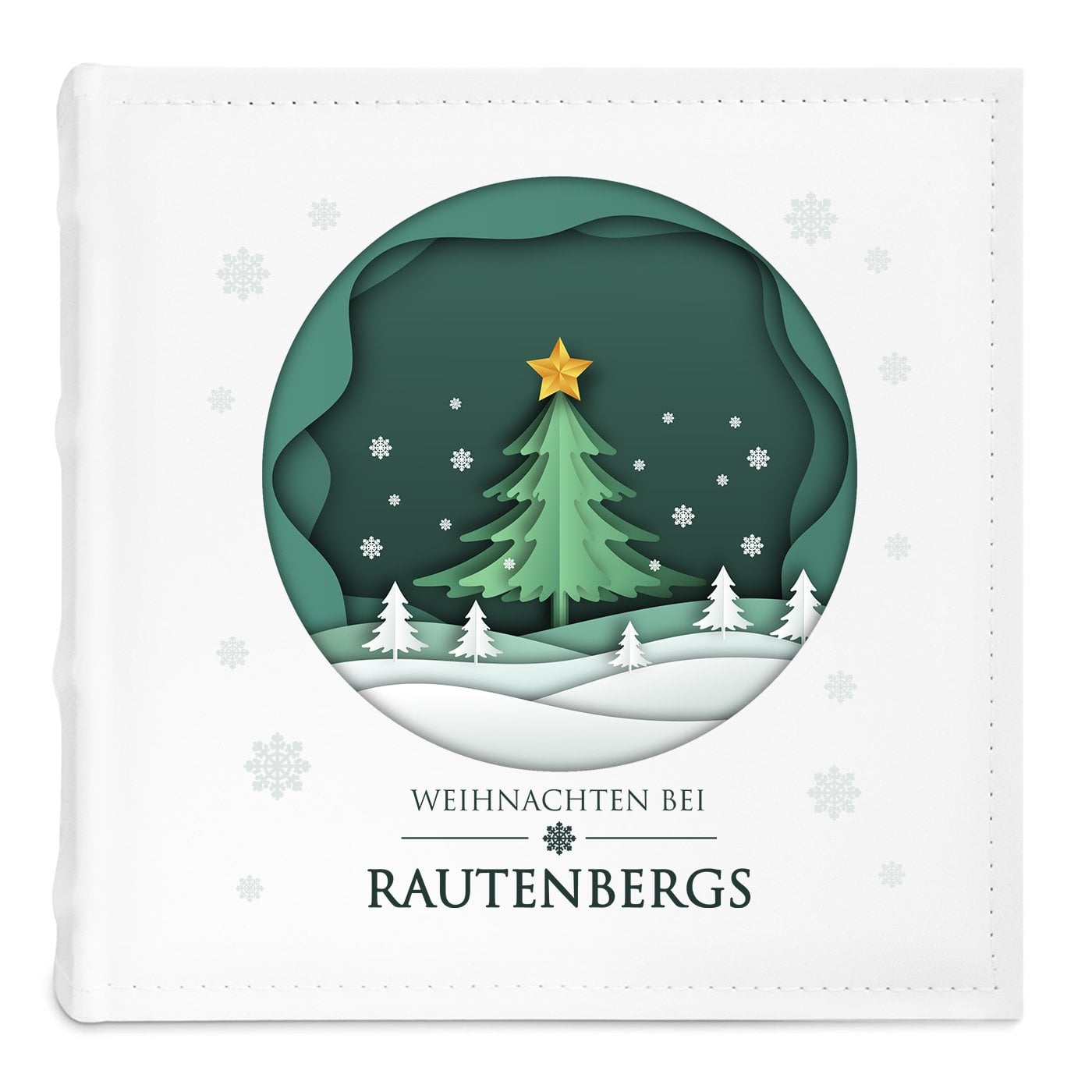 Fotoalbum mit Aufdruck zum Einstecken für ein Paar zu Weihnachten