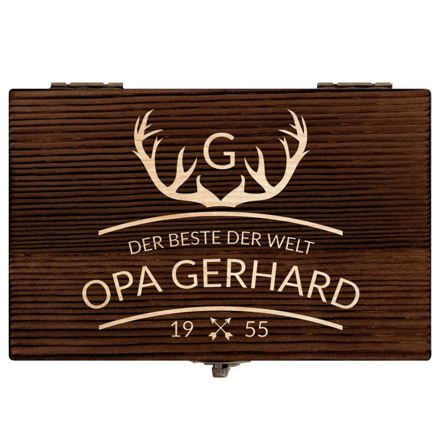 Whisky Steine Set in Holzbox mit Gravur für Ihren Opa zum Geburtstag