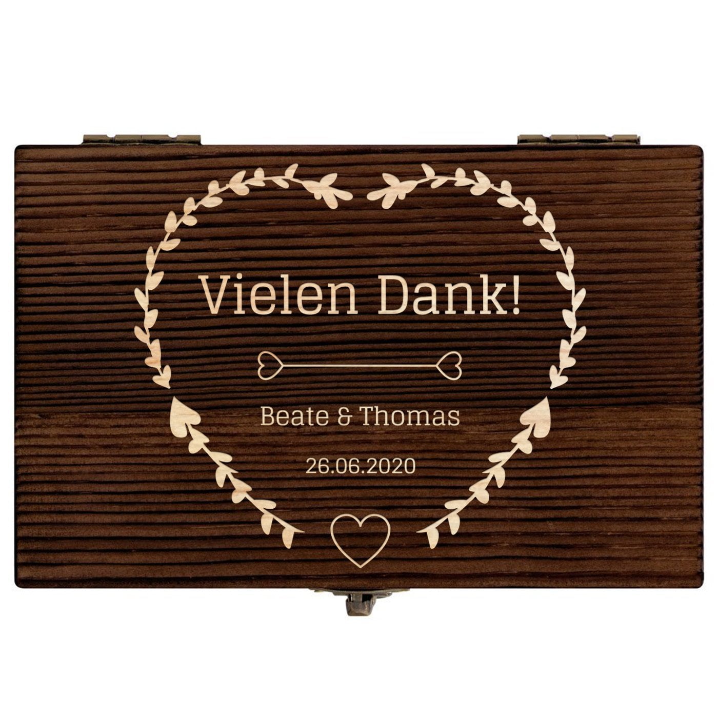 Whisky Steine Set in Holzbox mit Gravur als Hochzeitsdankeschön