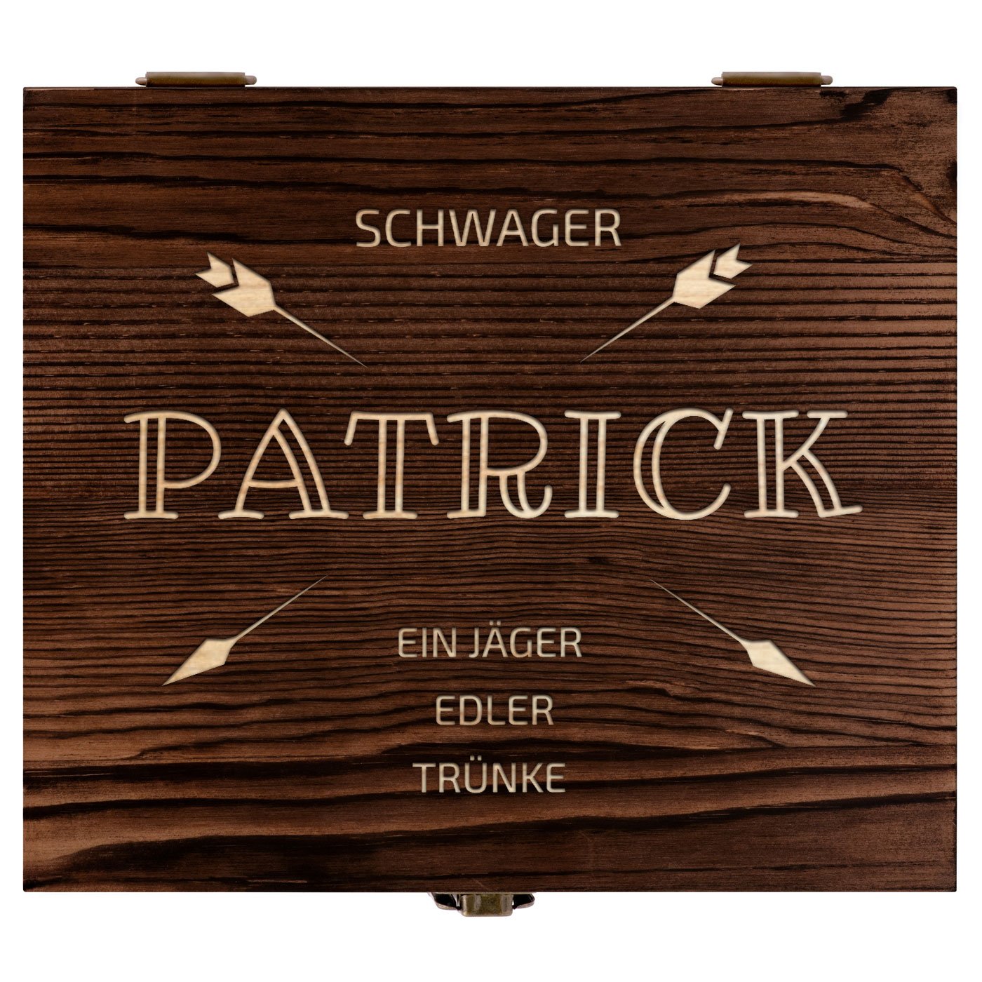 Whisky Steine Set mit 2 Gläsern in Holzbox mit Gravur für Ihren Schwager zum Geburtstag