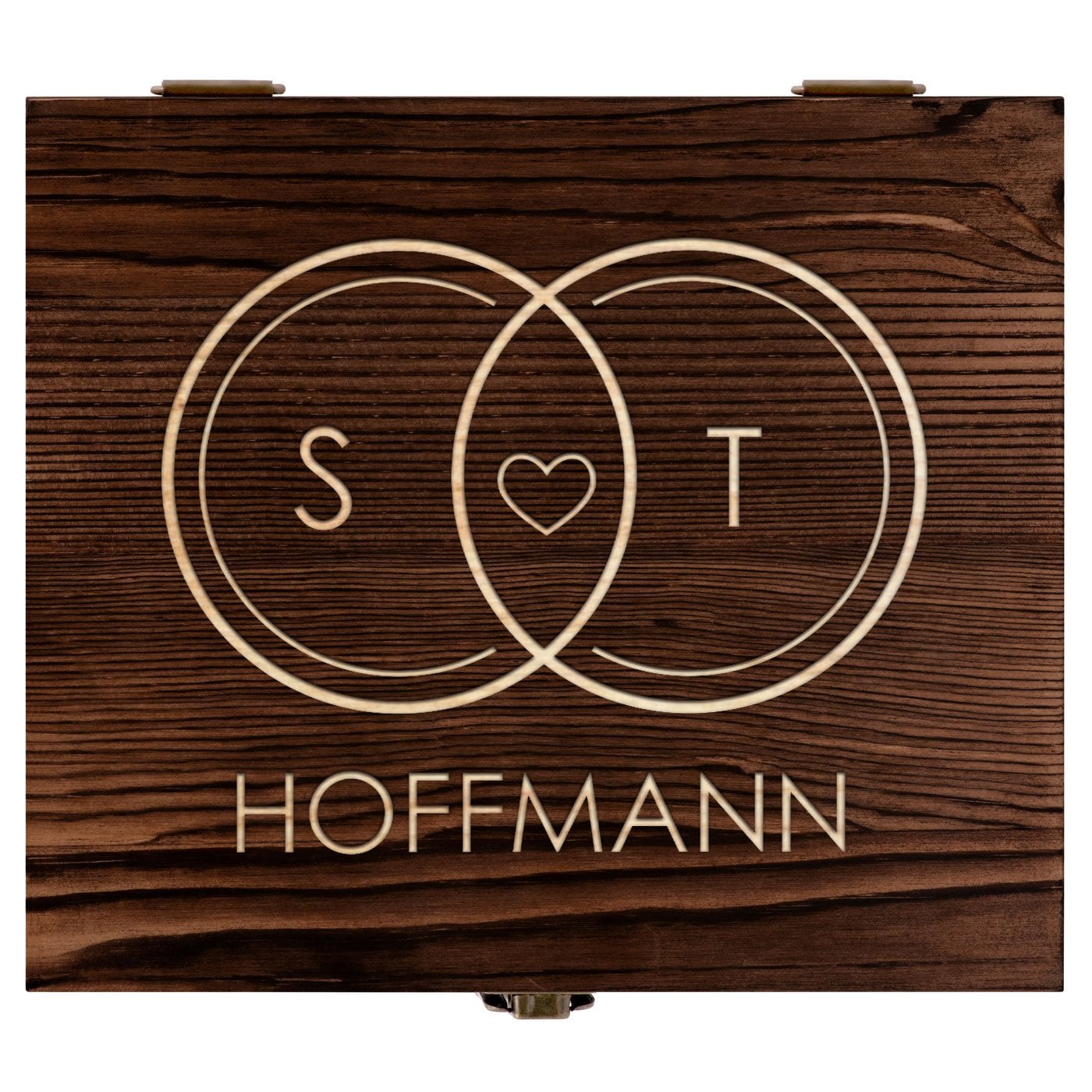 Whisky Steine Set mit 2 Gläsern in Holzbox mit Gravur für ein Paar zum Jahrestag, zur Hochzeit oder Einweihungsparty