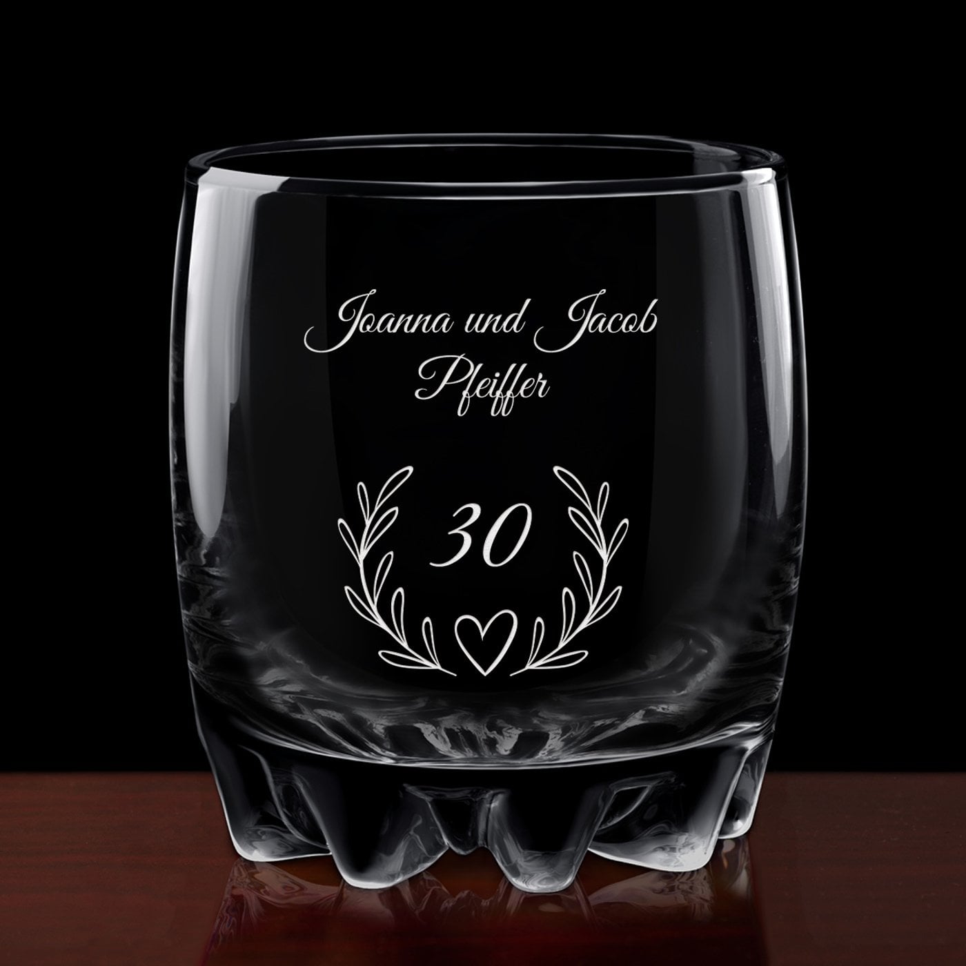 Whisky Karaffe in Globusform mit Schiff mit 6 Gläsern zum 30. Hochzeitstag