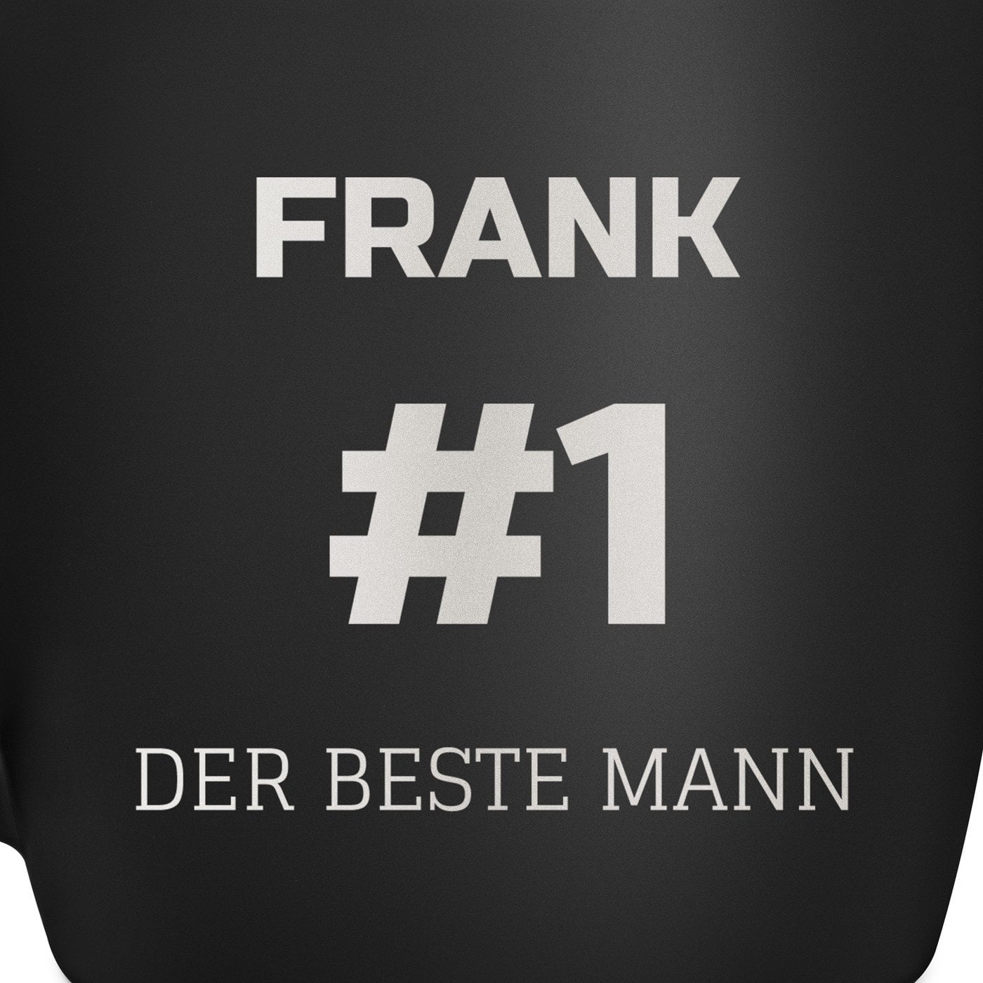 Keramikbecher mit Gravur Schwarz/Matt für Ihren Freund zum Geburtstag Ehrentag