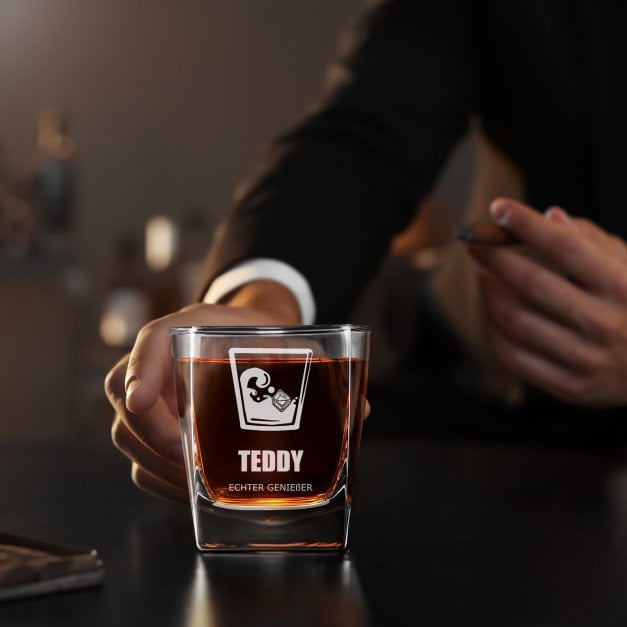 6er Whisky Gläser Set mit Gravur für einen Whiskyfan