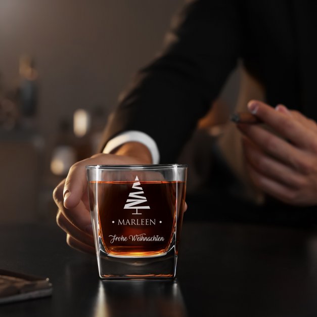 6er Whisky Gläser Set mit Gravur für sie zur Weihnachtszeit