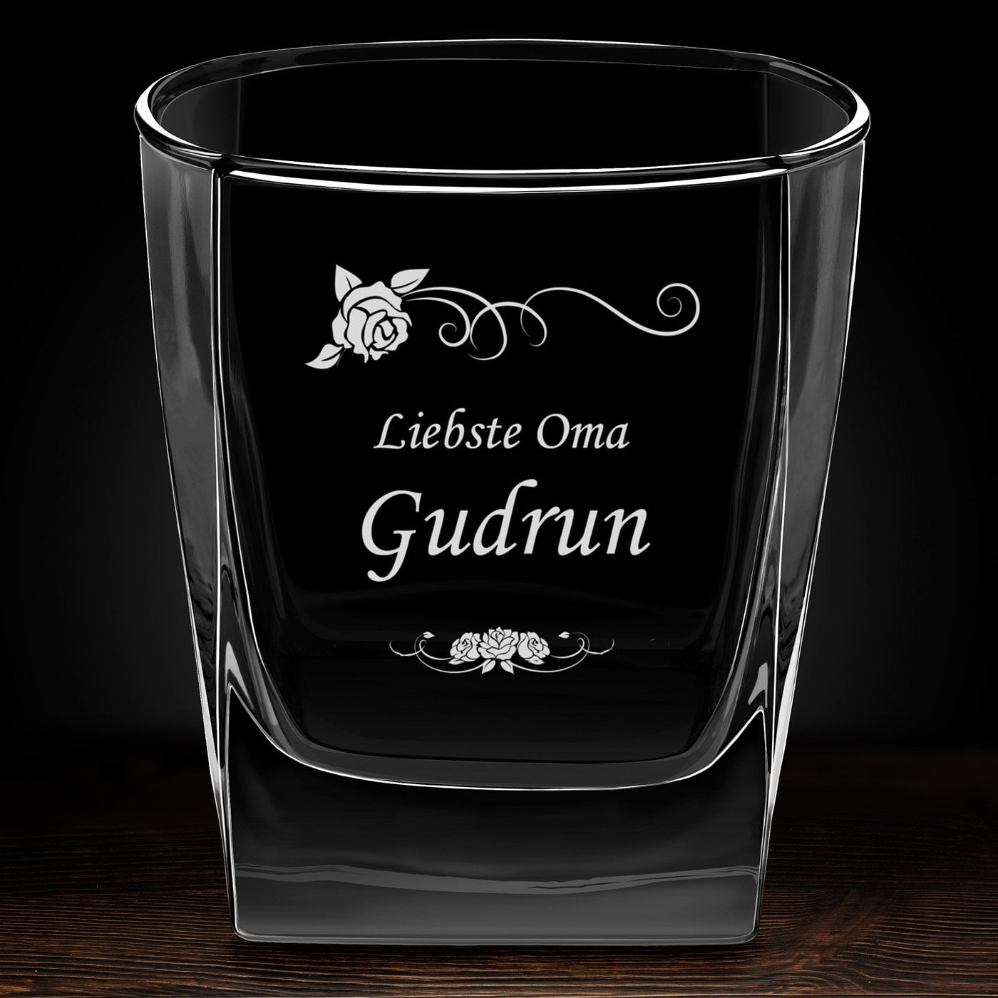 6er Whisky Gläser Set mit Gravur für Ihre Großmutter
