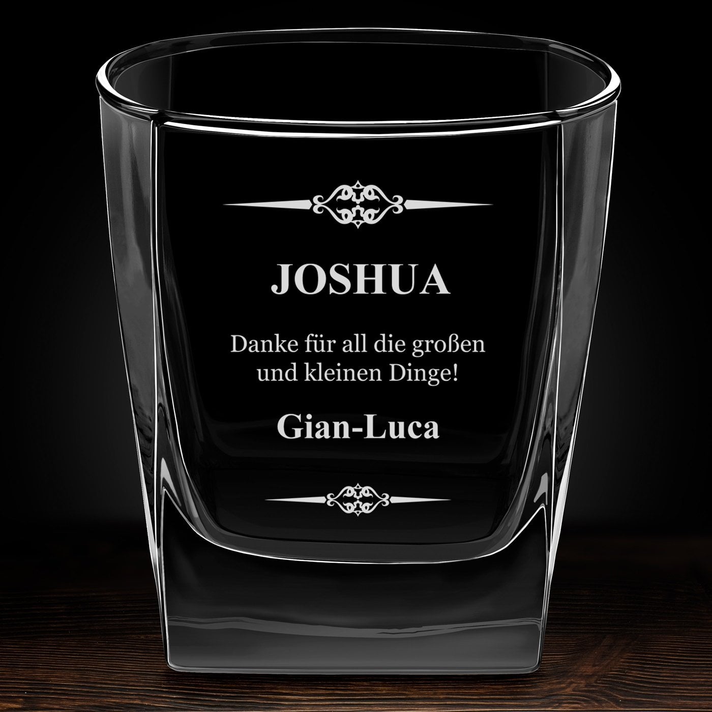 Whisky Glas mit Gravur für ihn