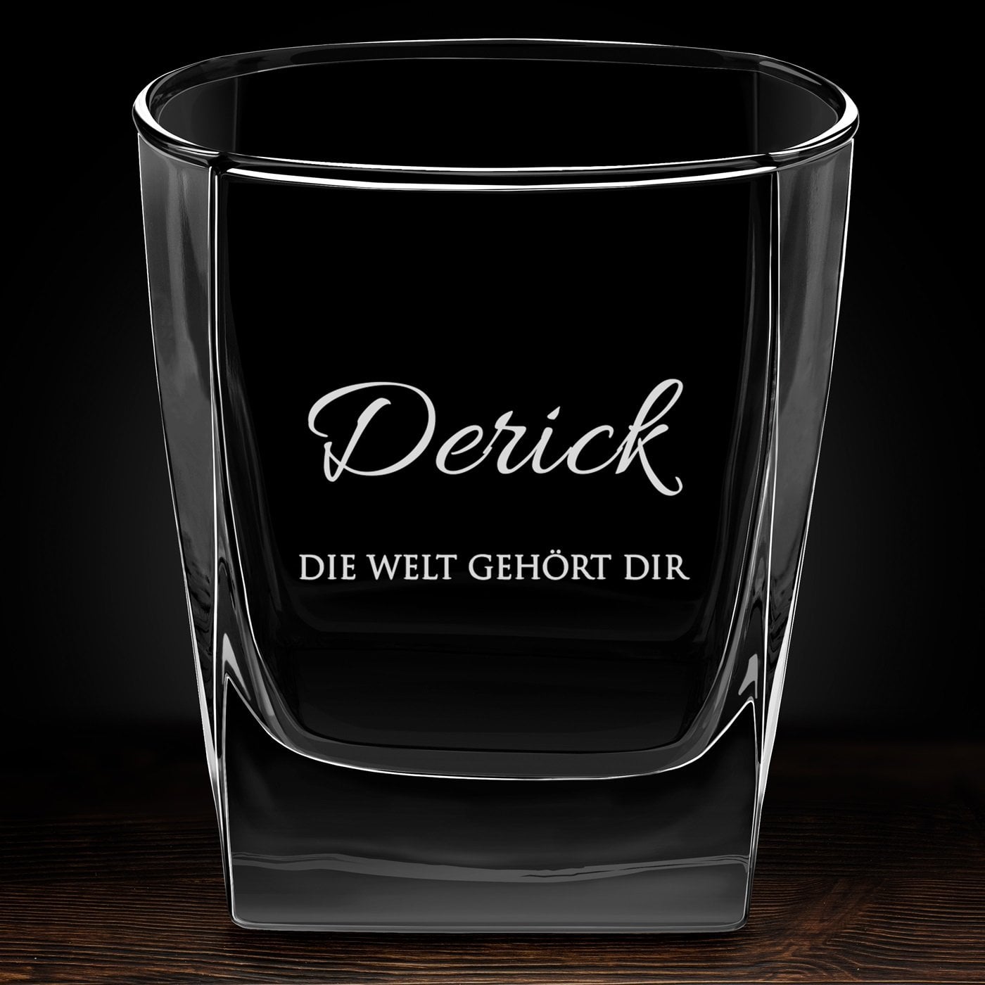 Whisky Glas mit Gravur für ihn zur Beförderung zum 18. Geburtstag