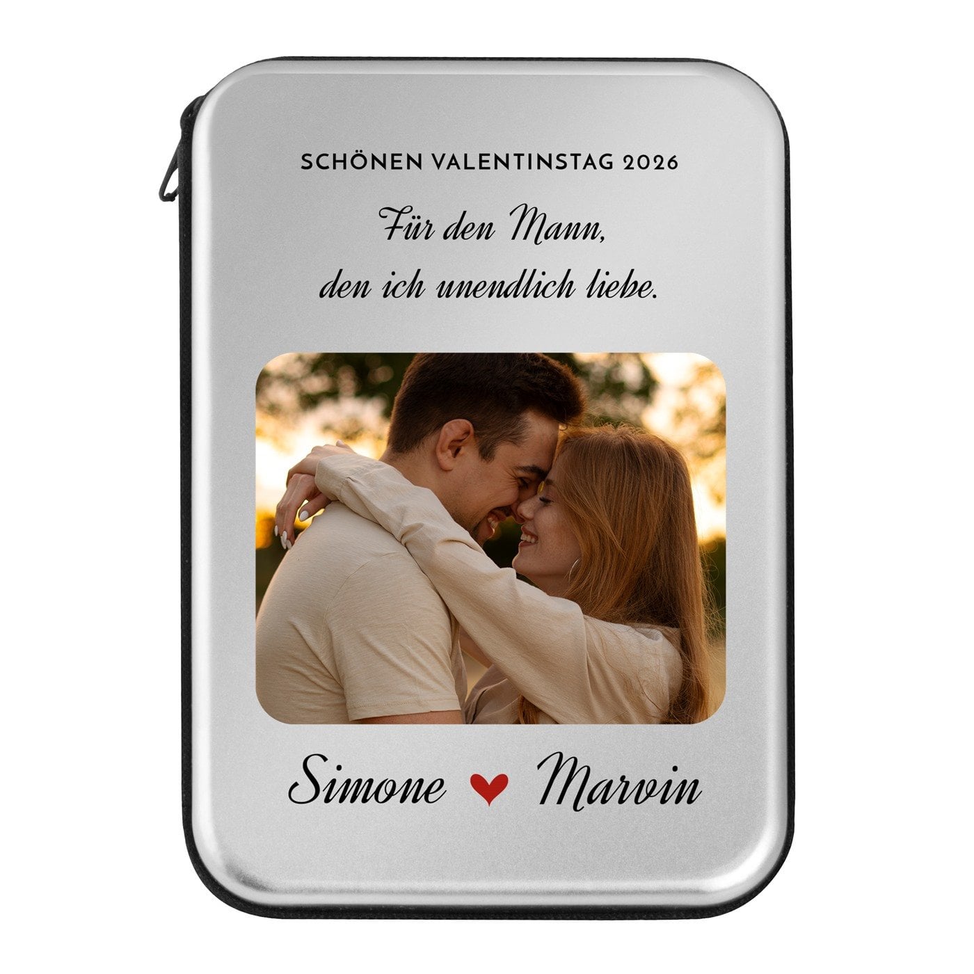 Werkzeug-Set mit Aufdruck von eigenem Foto für Ihren Mann zum Valentinstag
