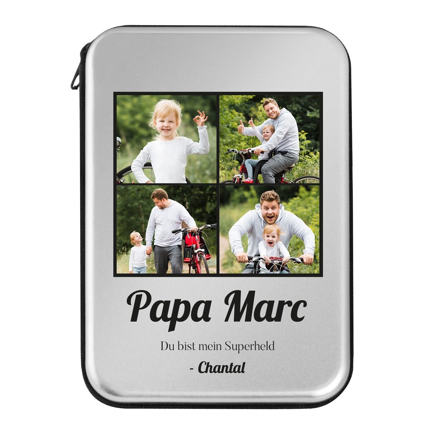 Werkzeug-Set mit Aufdruck von eigenem Foto für Ihren Papa Stiefvati zum Vatertag Ehrentag