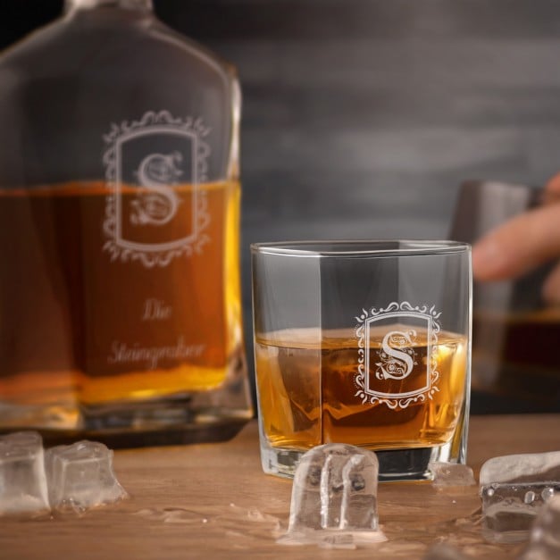 Whisky Karaffe mit Gravur für einen Magister