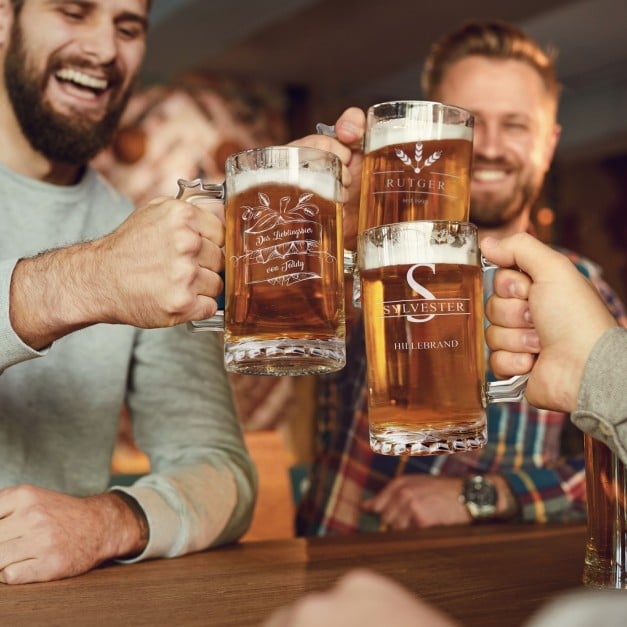 Bierkrug mit Gravur für ihn