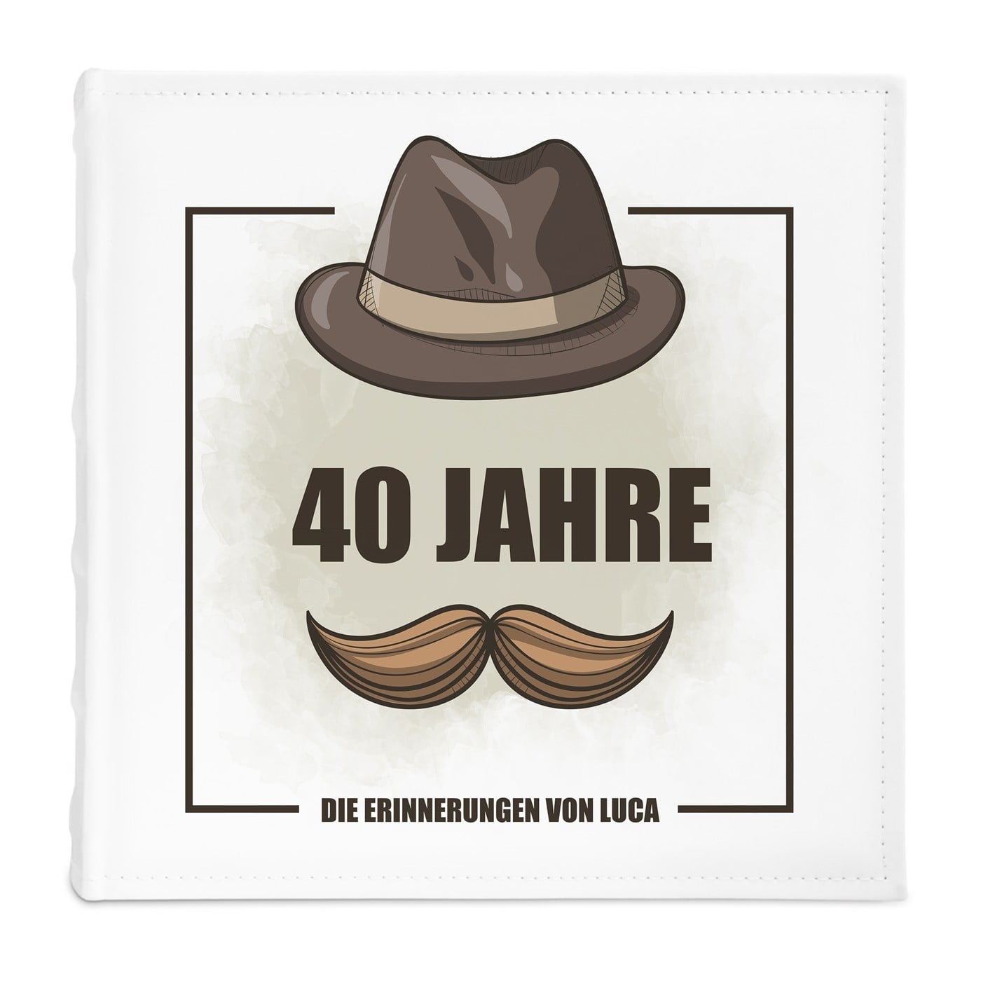 Fotoalbum mit Aufdruck zum Einstecken für ihn zum 40. Geburtstag